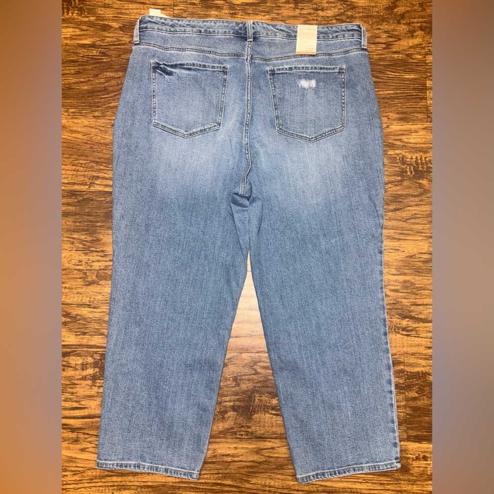 Wonderly Cropped Straight Jeans Size 22W - Picture 10 of 11